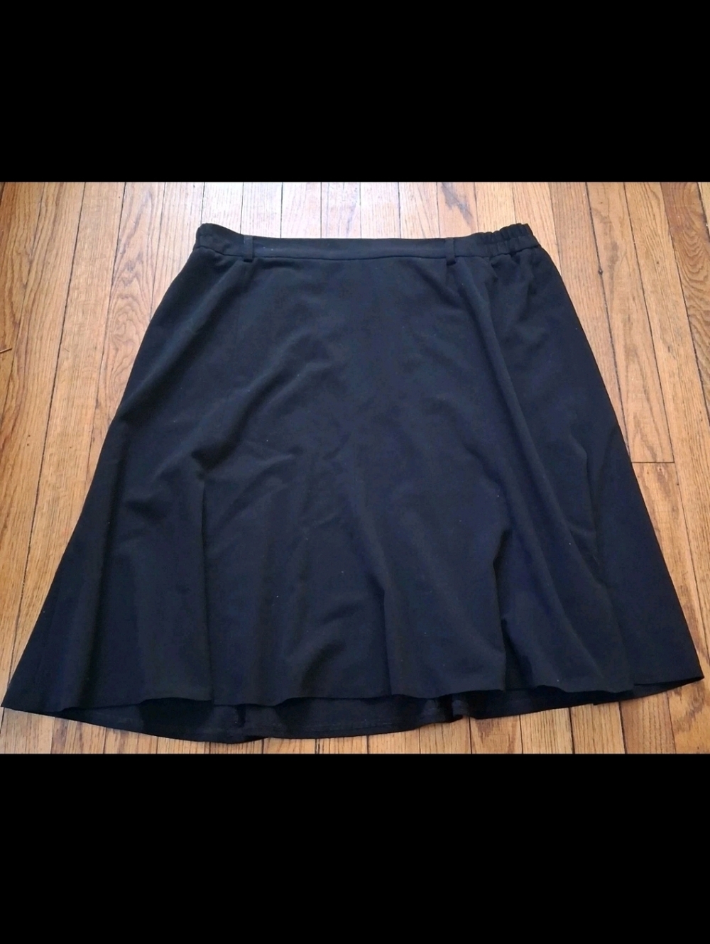 Larry Levine Woman - Black Casual Dress A Line Plus Size Skirt. Size 20W. GUC